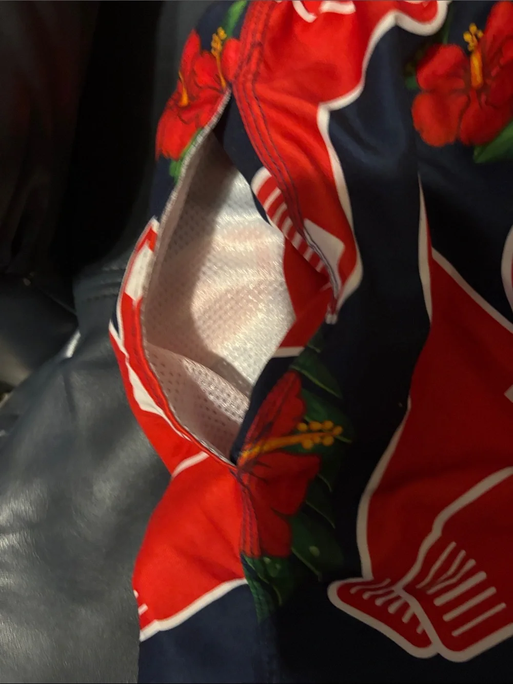Men's Boston Red Sox  Swim Bermudas with Red Sox Accent